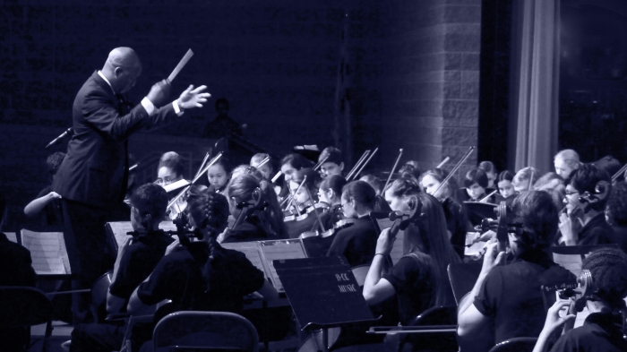 charles bowling conducts westland orchestra from woodleywonderworks